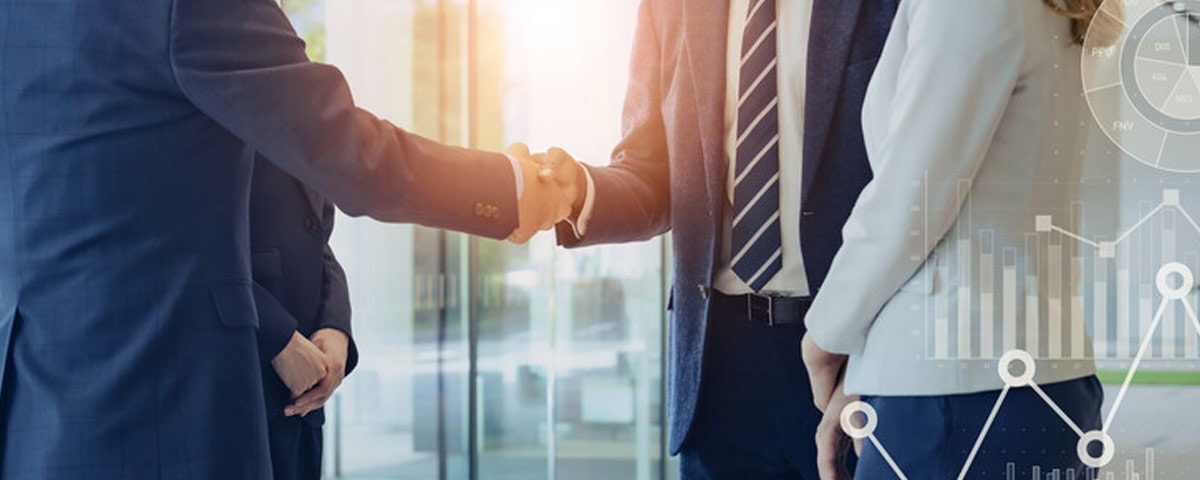 business people shaking hands